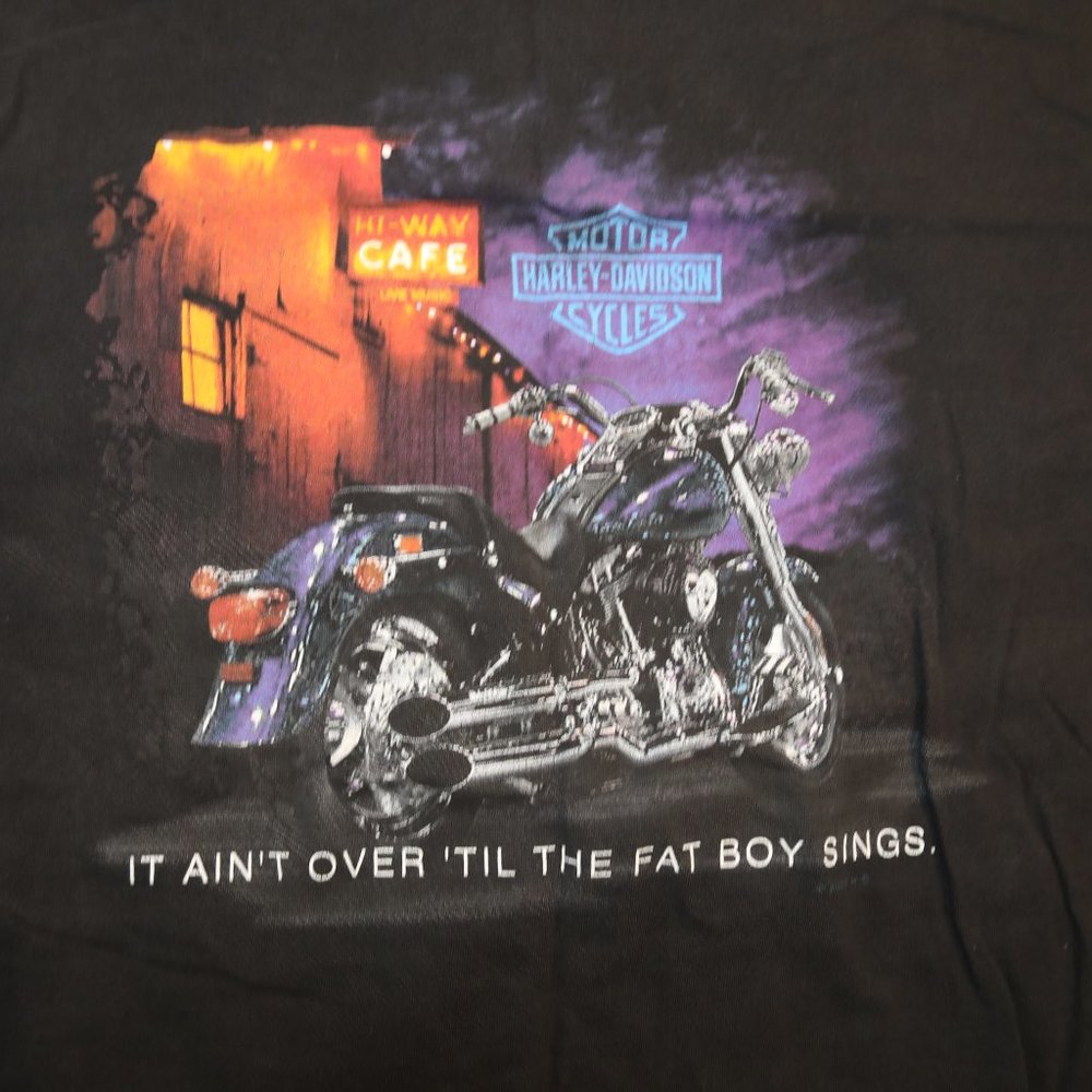harley davidson 4xl tshirt elkheart indiana 2001 100%cotton